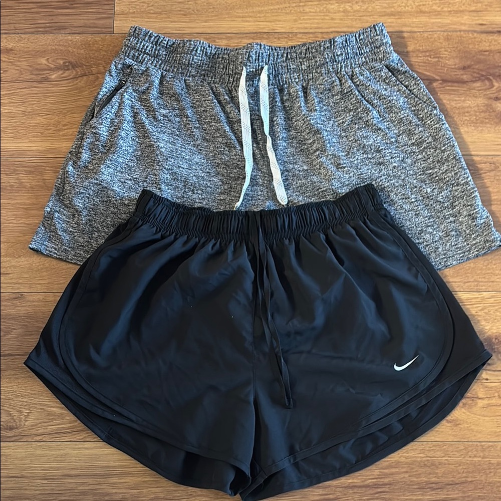 Nike Women's Black shorts with bonus FREE Gray Shorts
